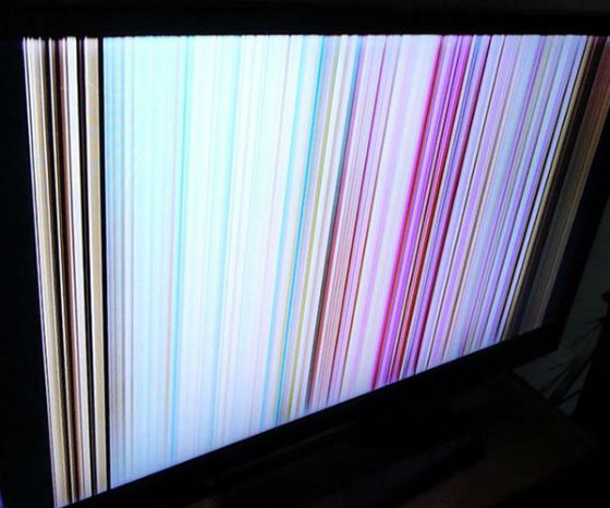 Телевизор в полосах не показывает | Вызов телемастера на дом в Москве